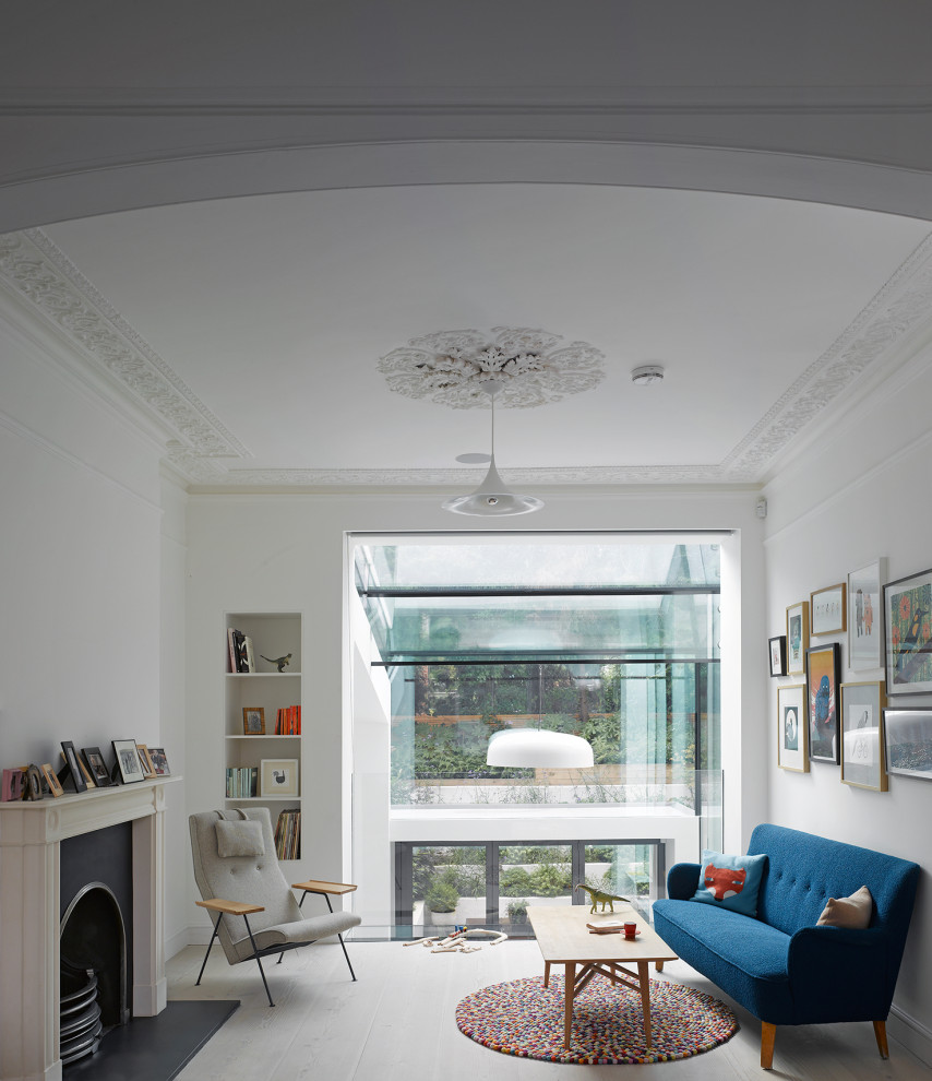 Scandinavian living room in London.