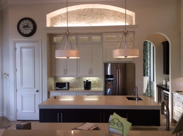 AFTER - Tuscan Kitchen to Sleek Modern