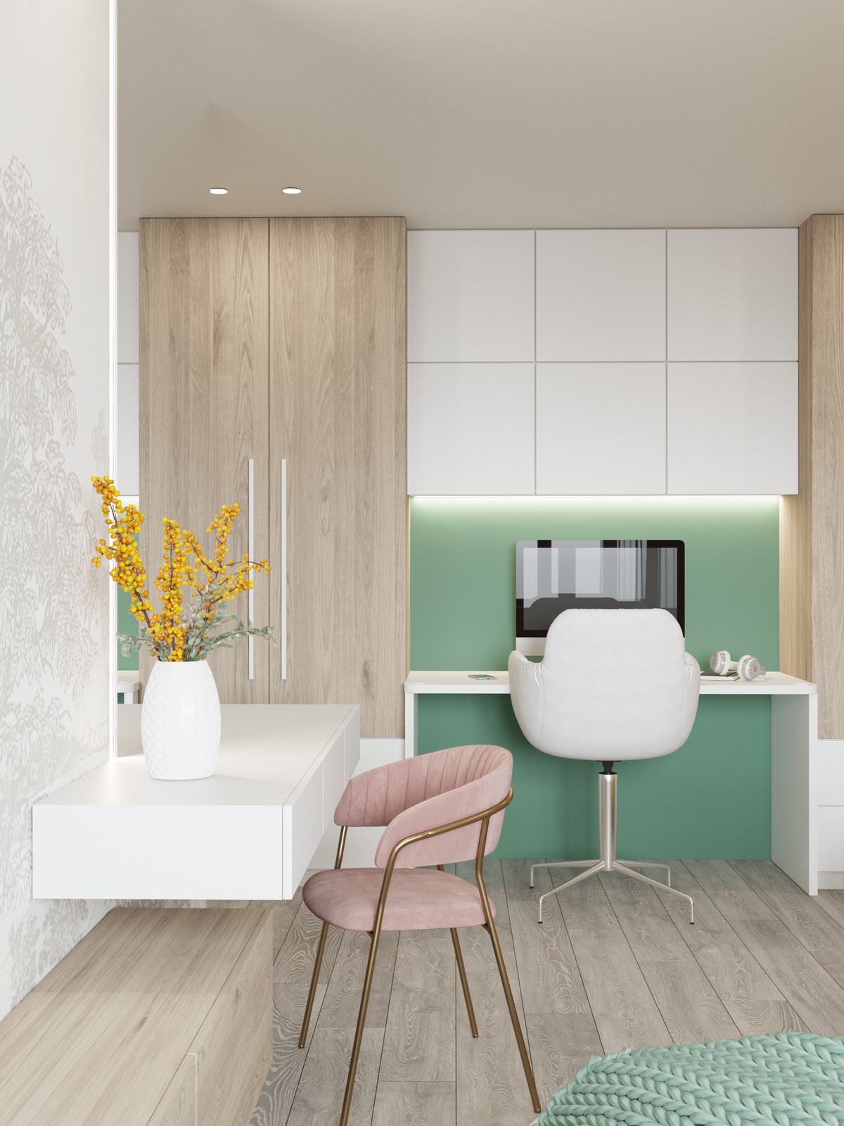 Светлая и уютная спальня