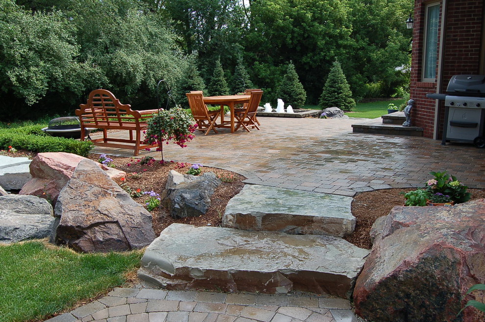 Back yard Patio - Traditional - Patio - Nashville - by Creative Stone