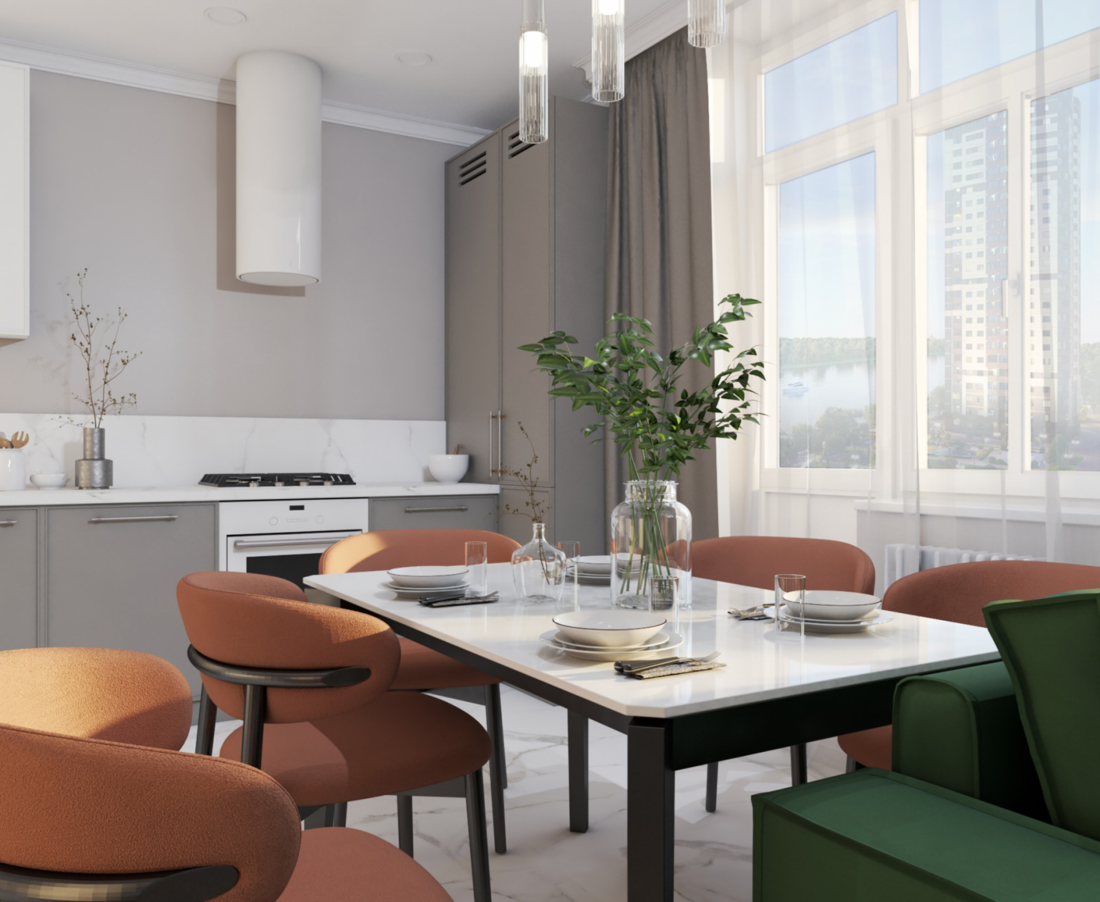 Серо-зелёная классика