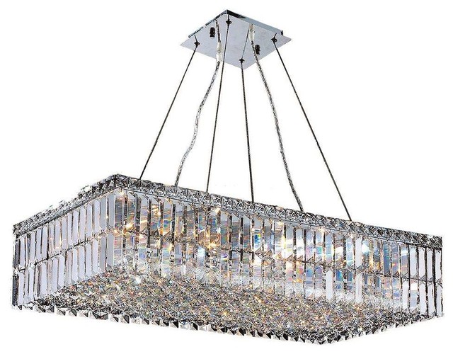 Rectangular Crystal Chandelier Lighting Rectangular Crystal Chandelier Lighting