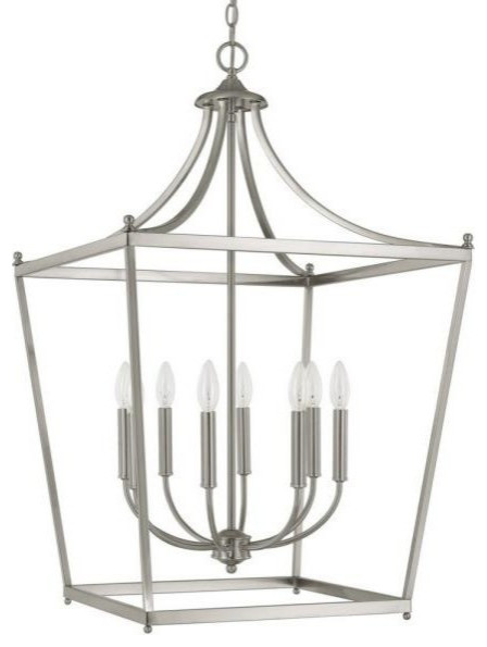 Capital Lighting The Stanton Collection 8 Light Foyer, Brushed Nickel