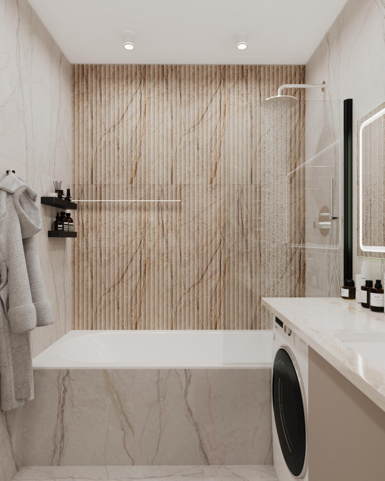 Квартира 54м2 в Анапе в стиле минимализм