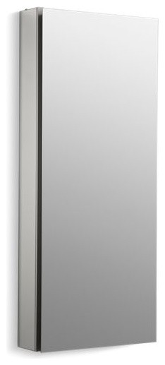 Kohler Catalan 1 Door Medicine Cabinet Satin Anodized Aluminum