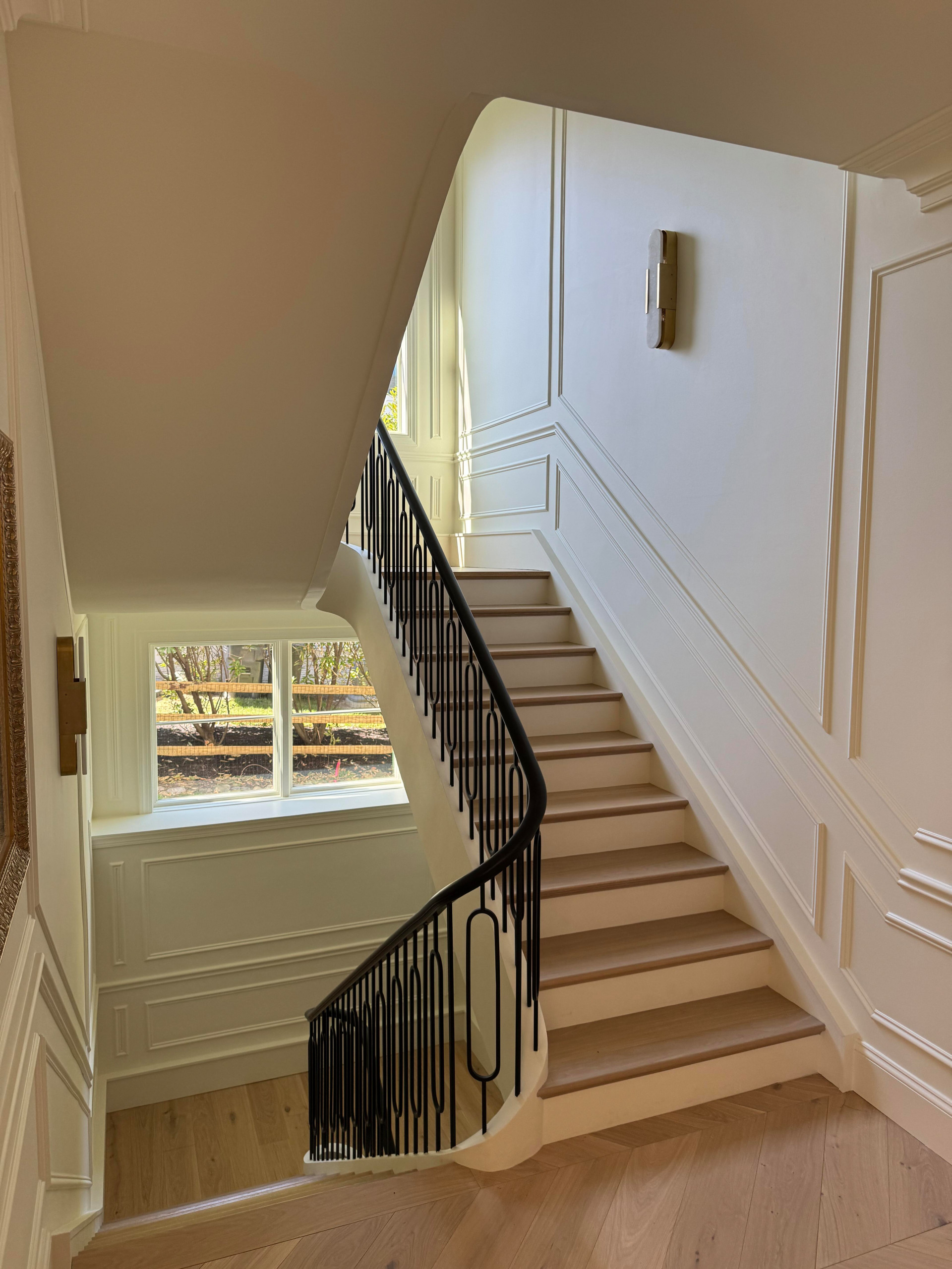 134_Stunning Straight Stair with an Elliptical Twist, McLean, VA 22101