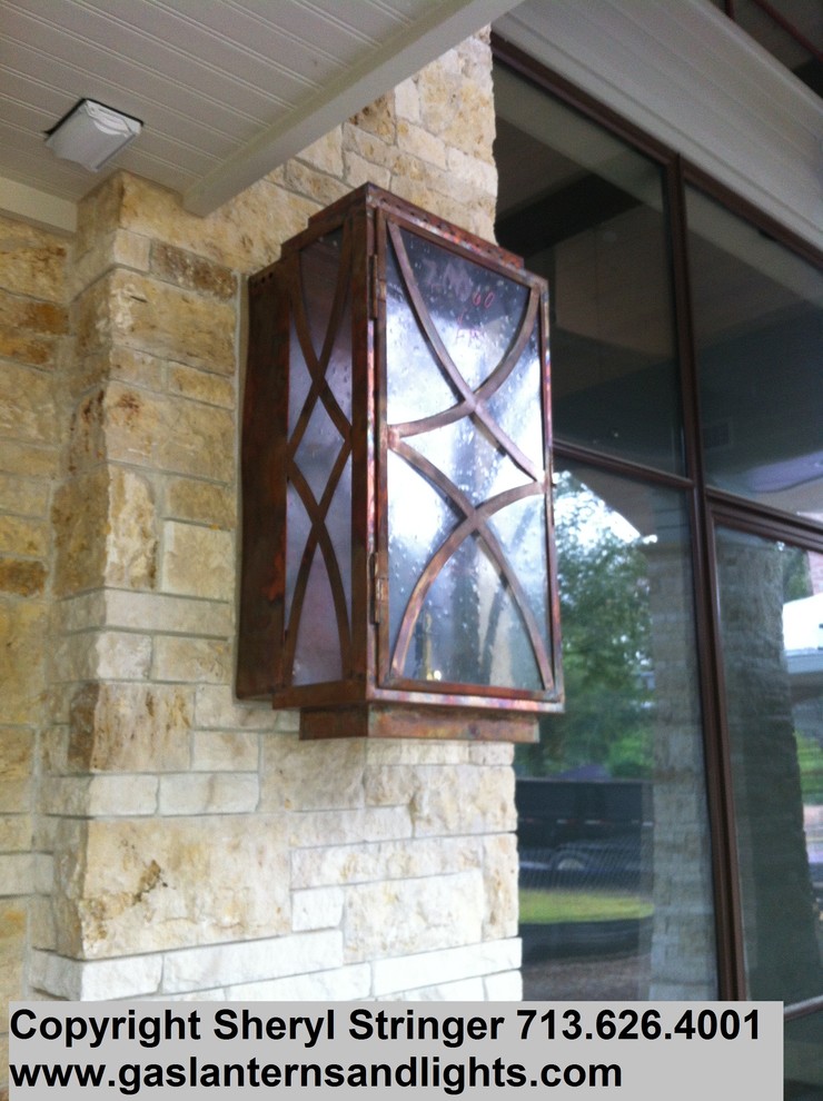 Sheryl's Austin Modern Gas Lanterns