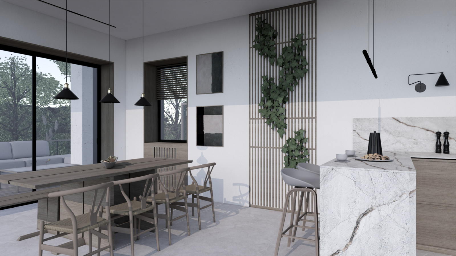 Shades of nature (интерьер)