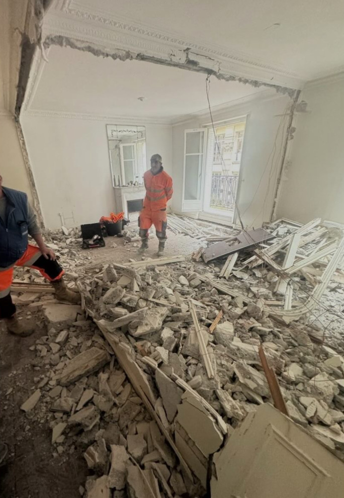 Projet Montorgueil -Rénovation complète de deux appartements - 145 m2