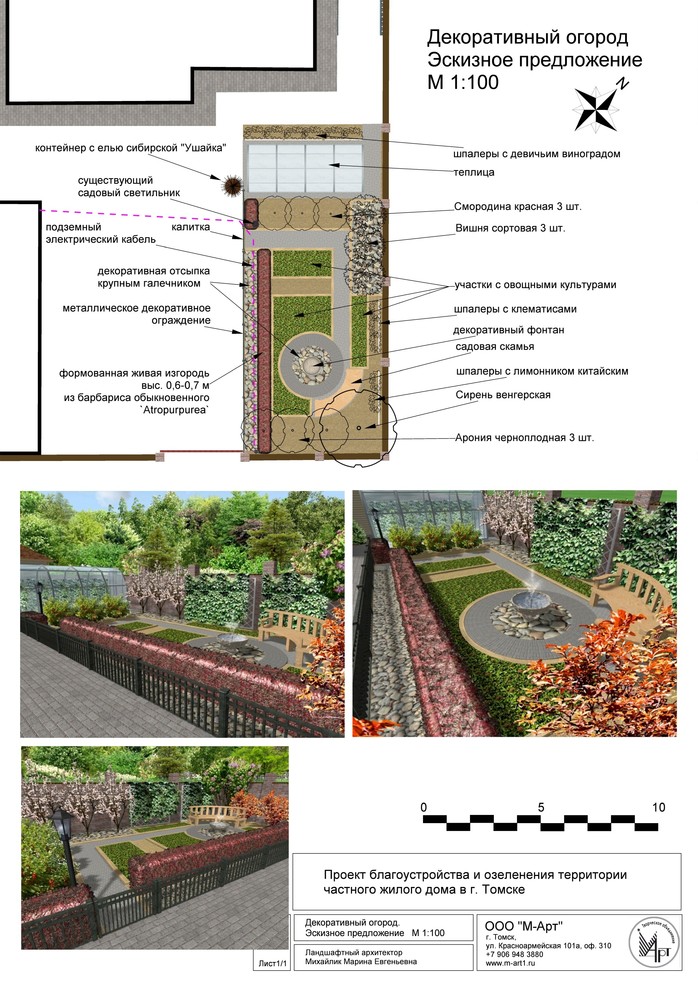 Декоративный огород