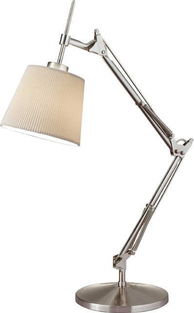 Adesso Architect Table Lamp Satin Stl Transitional Lamps Adesso Architect Table Lamp Satin Stl