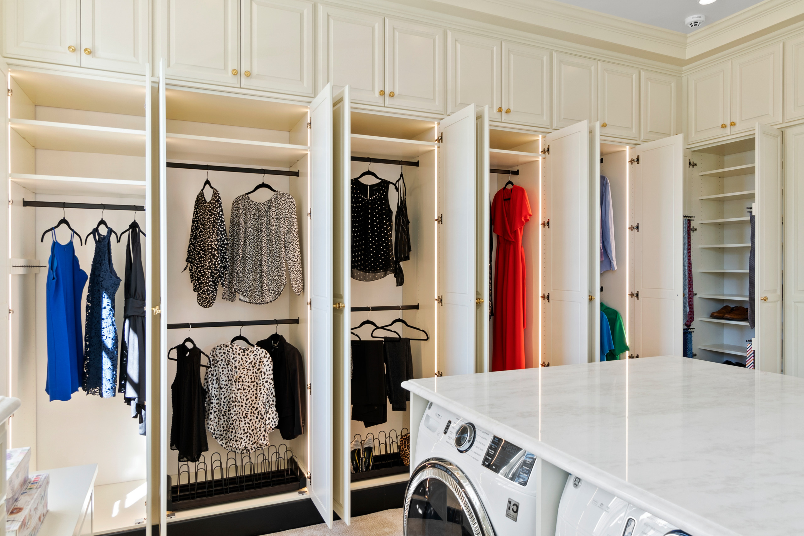 Estate Formal Dressing and Laundry Room
