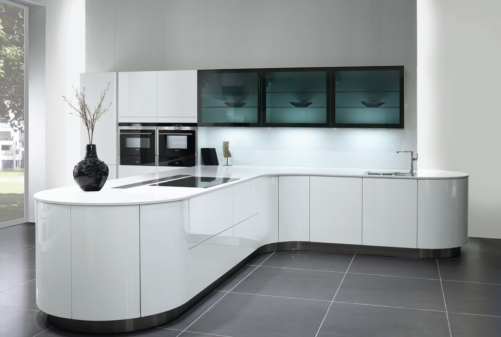 This is an example of a modern kitchen in Esbjerg.