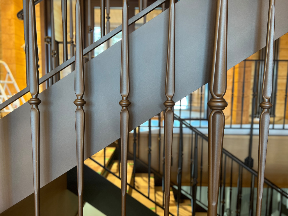 Лестницы с кованым ограждением