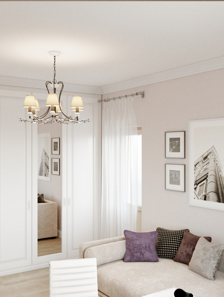 Современная классика в пастельных тонах. ЖК Рассказово, 100 кв.м.