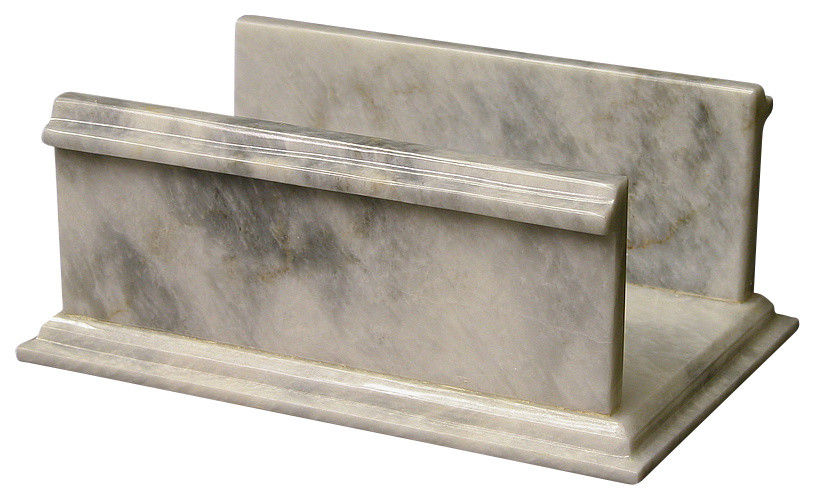 White Marble Paper Towel Holder Traditional Paper Towel Holders