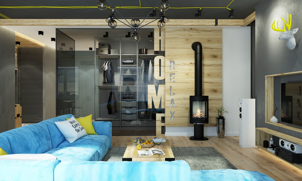 Лофт гостиной