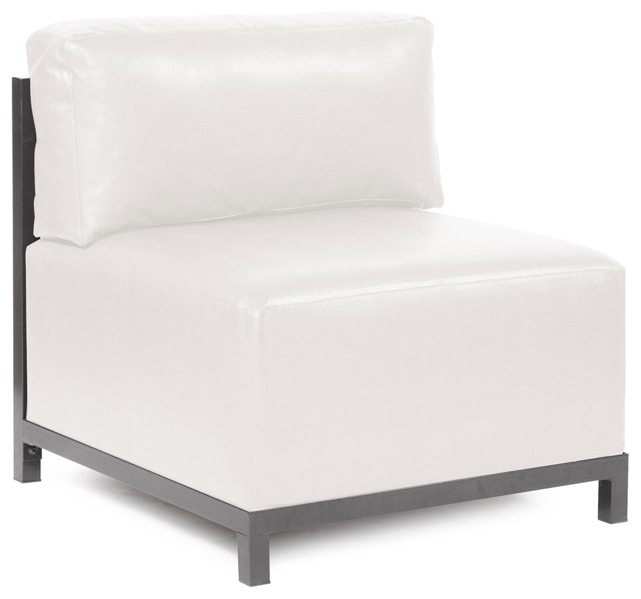 Howard Elliott Avanti White Axis Chair - Titanium Frame