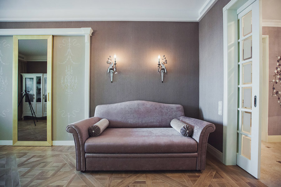 "В Красках Весны" Проект квартиры на Ярцевой (Москва)