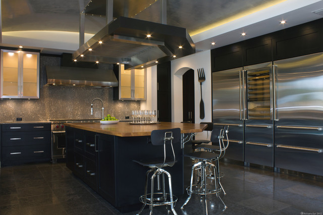 New Acadian Chic modern-kueche
