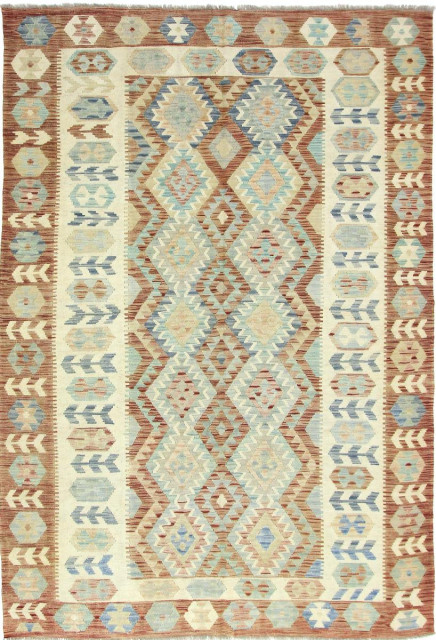 Oriental Kilim Afghan Heritage 8'9"x6'2"