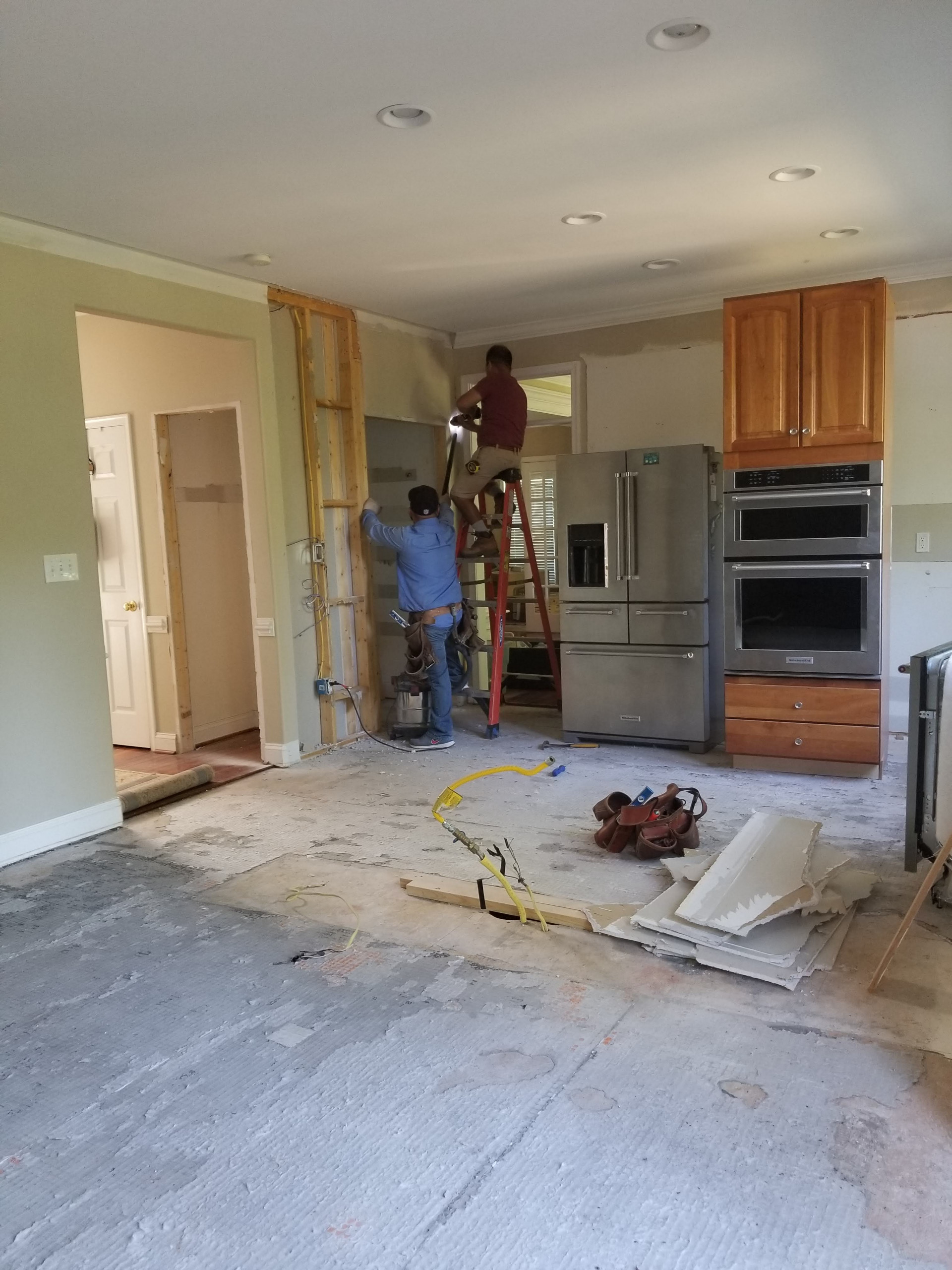 Linen Glazed Kitchen Remodel