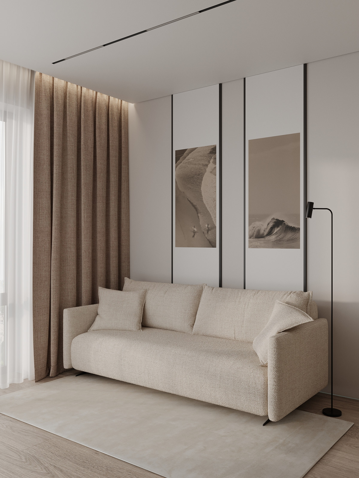 ЖК «Павелецкая Сити» — современный минимализм в нейтральных оттенках