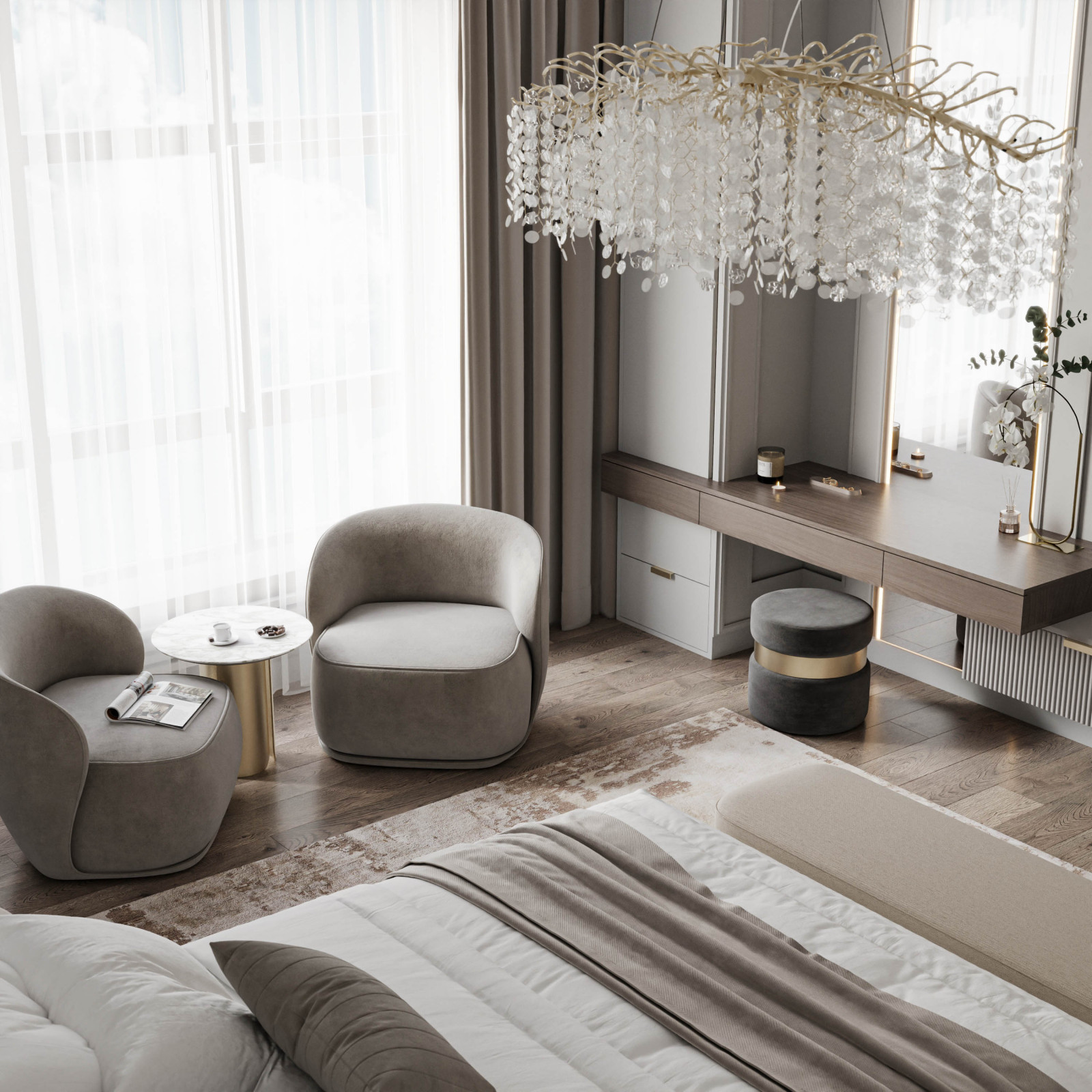 Дом в стиле неоклассика 260 м2