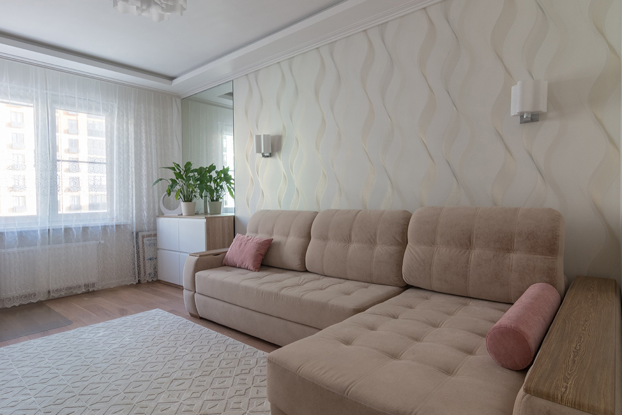 Дизайн четырехкомнатной квартиры в ЖК "Лучи".