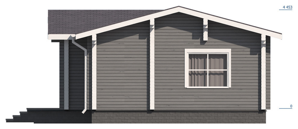 Дом из профилированного бруса "Яхрома"