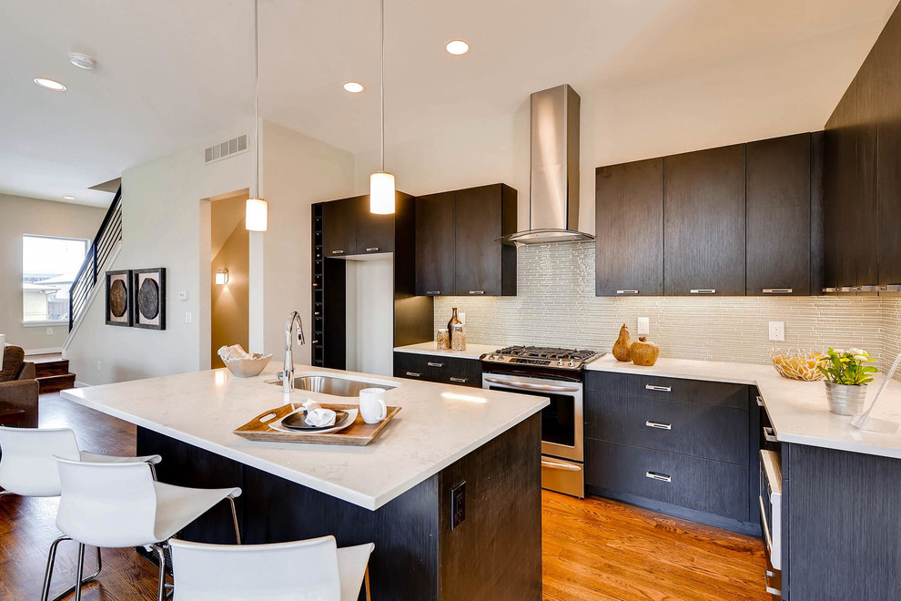 Inspiration for a transitional kitchen remodel in Denver