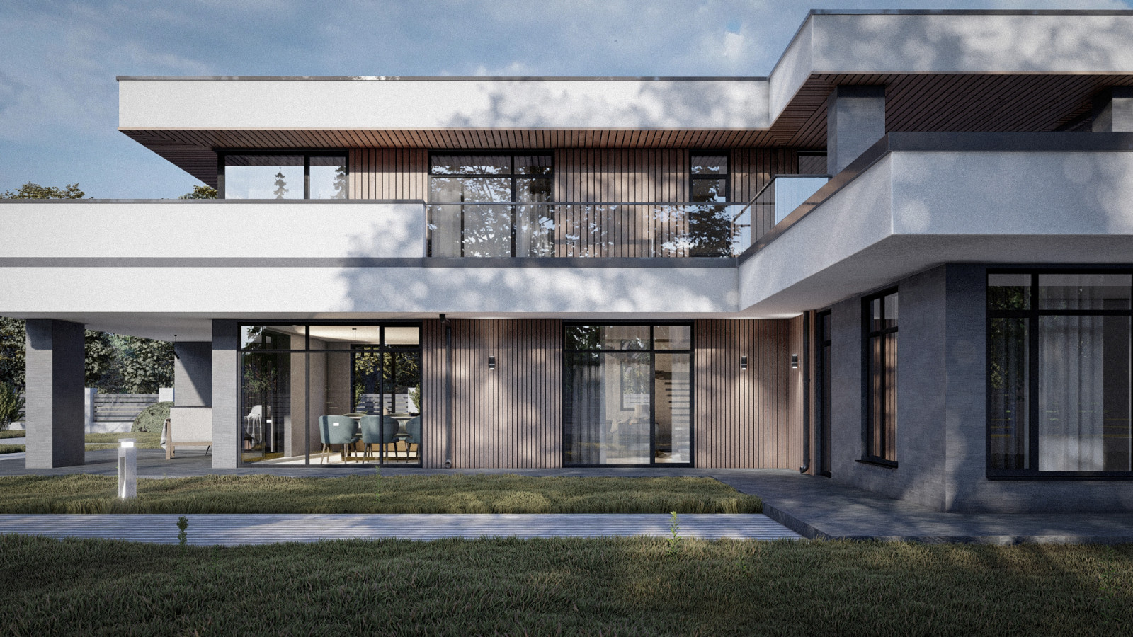 Проект жилого дома (коттедж)