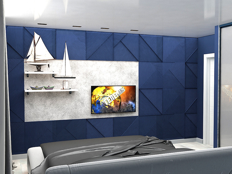 Дизайн-проект спальни вид 3