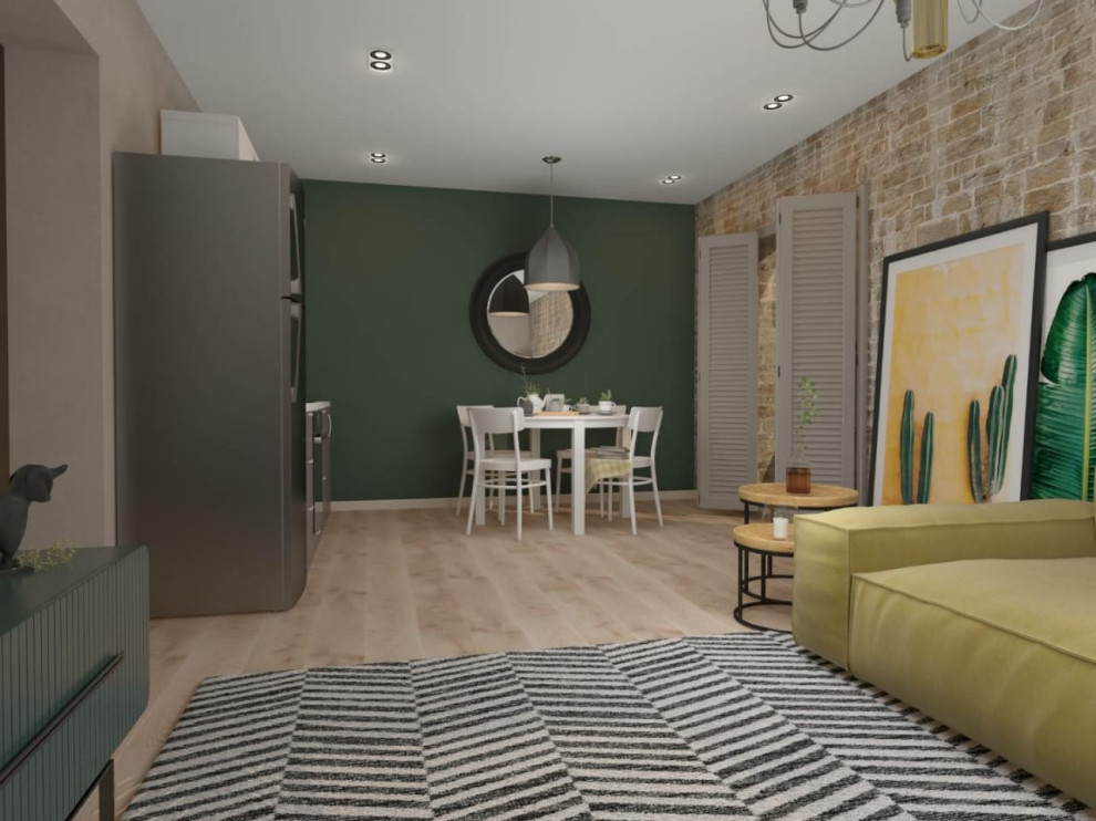 Небольшой домик в пригороде.