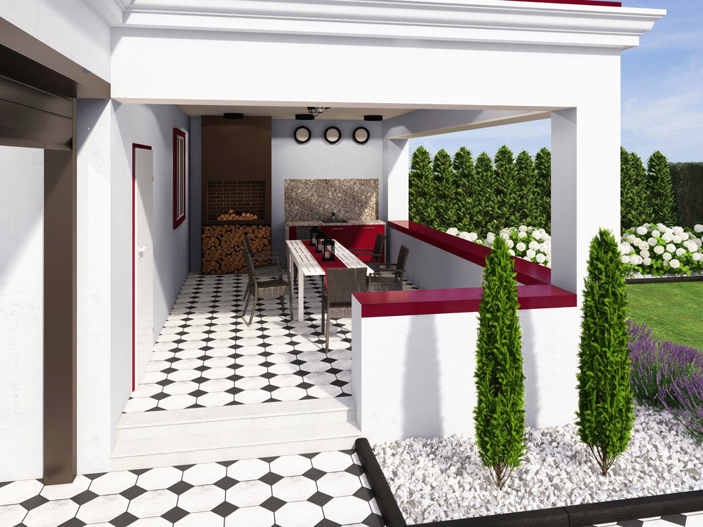 Экстерьер коттеджа