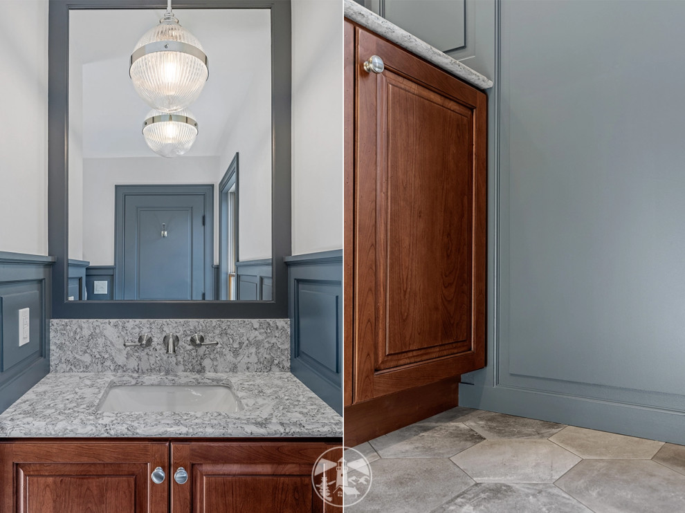 Powder Room Remodel - Modern - Bathroom - Other - by Lighthouse ...