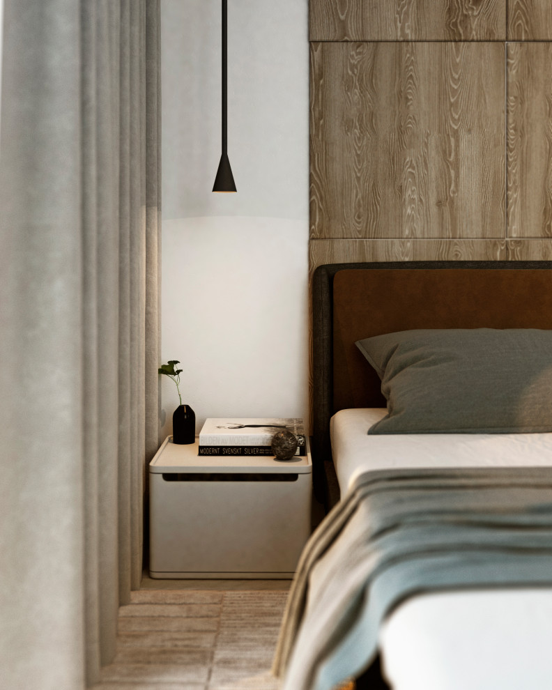 Спальня в ЖК "Пресня Сити"