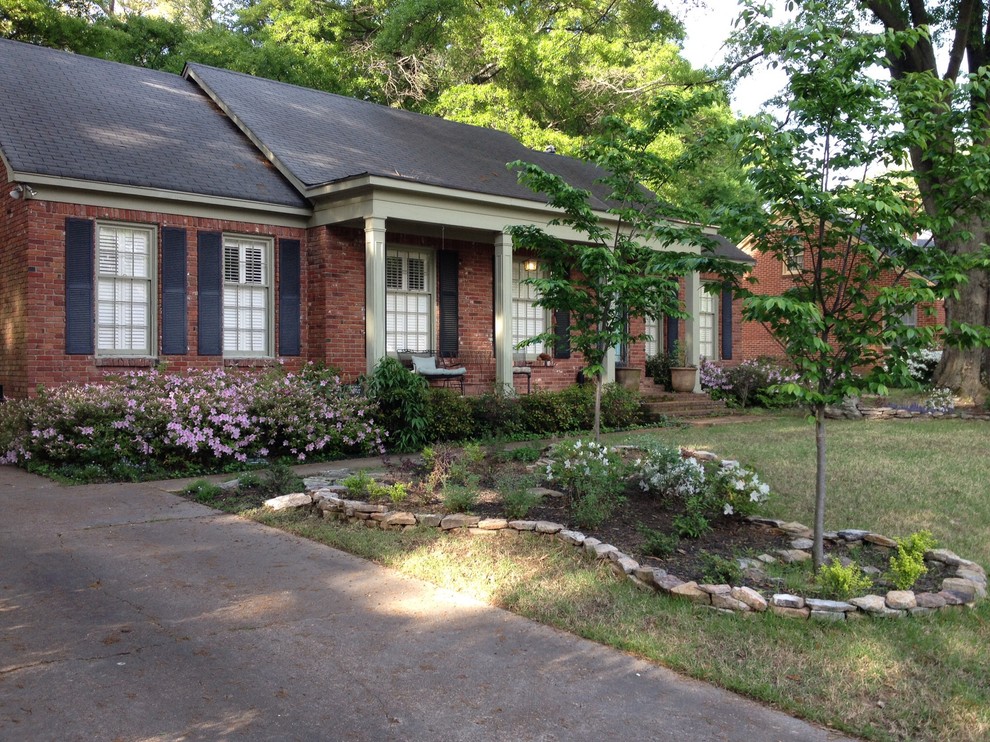 Red brick sale house trim colors