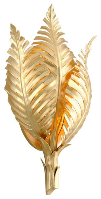 Corbett Lighting 296-11 Tropicale 21" Tall Wall Sconce by Martyn - Gold Leaf