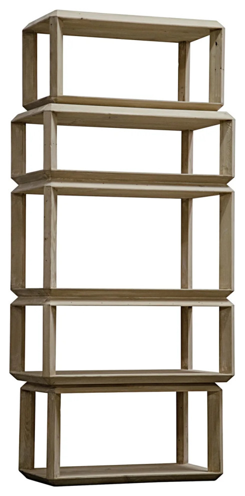CFC Furniture Reclaimed Lumber Anton Bookcase, Short