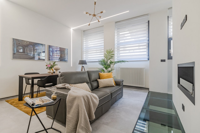loft industriell-vardagsrum