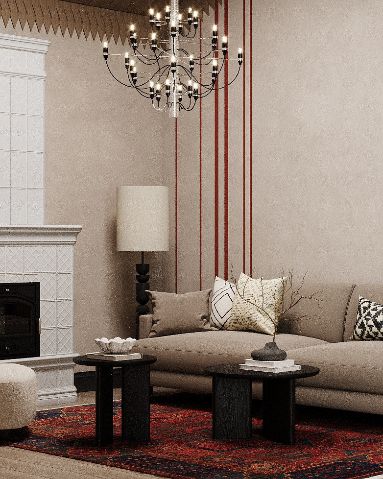 Загородный дом в русском стиле