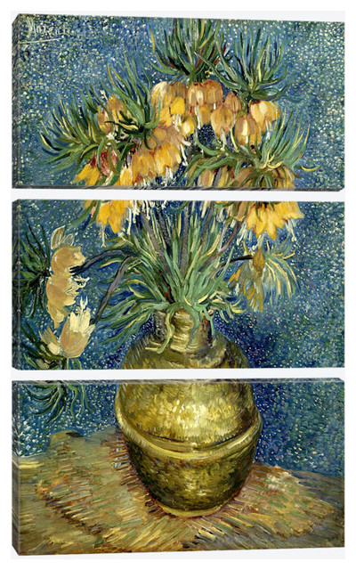 Crown Imperial Fritillaries In A Copper Vase By Vincent Van Gogh