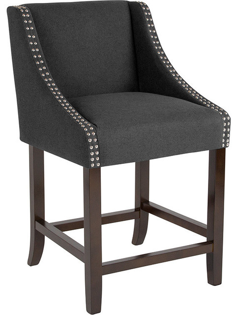 Gwg Fabric And Foam Bar Stool Transitional Gwg Fabric And Foam Bar Stool Transitional Stools Counter By Interiortradefurniture