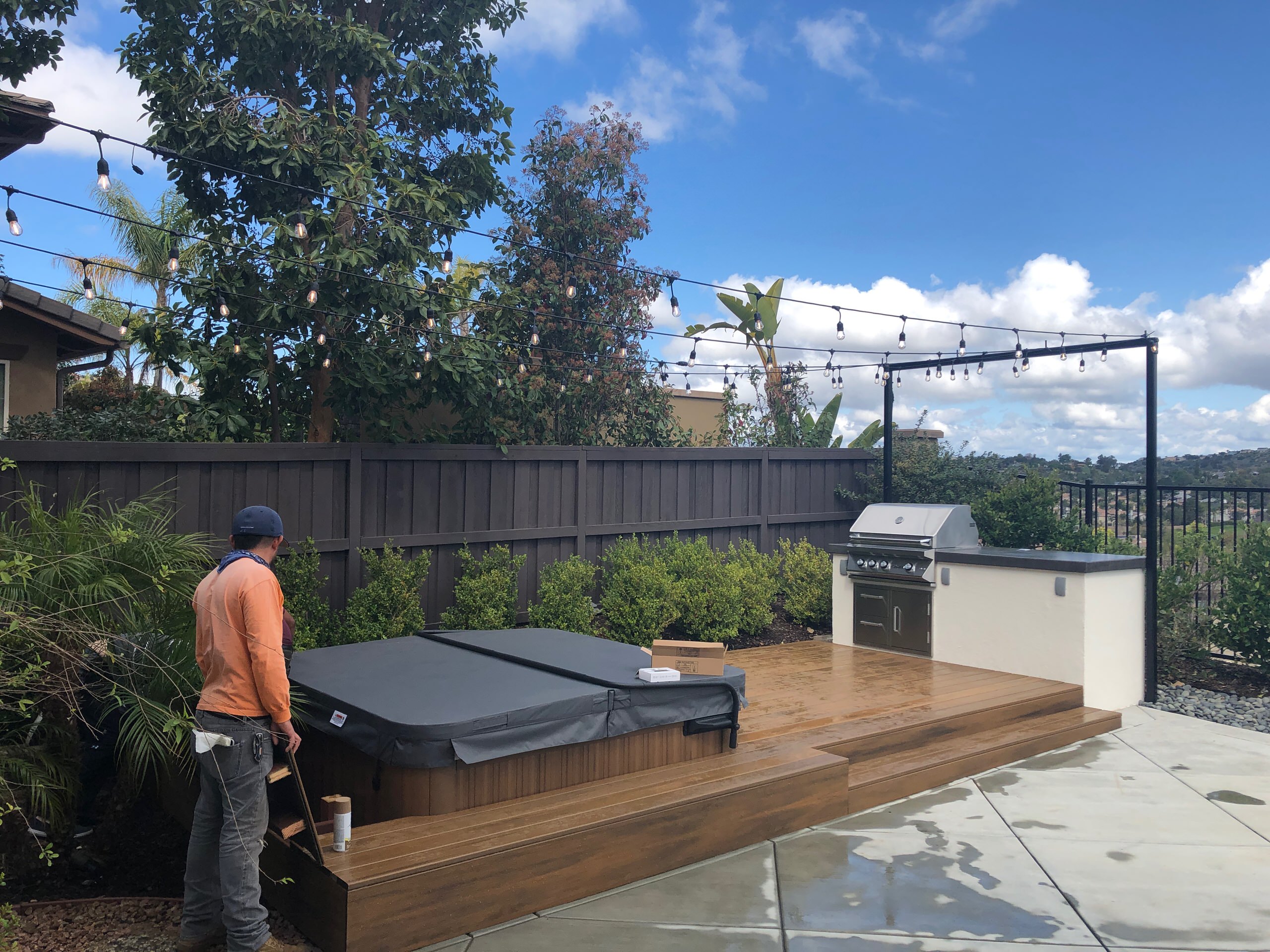 Wrapping Up a New Trex Deck Project in Carlsbad