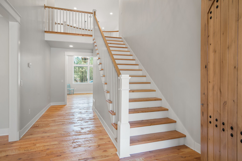 Inspiration for a transitional home design remodel in Seattle