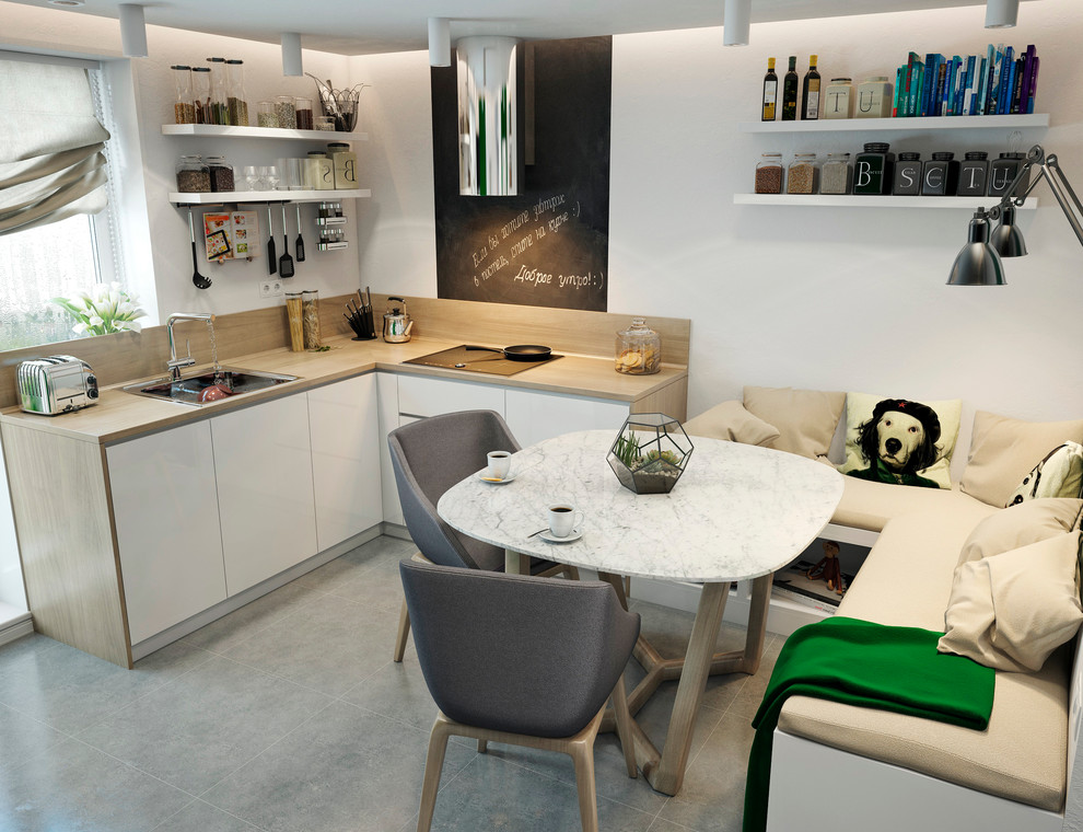 Проект однокомнатной квартиры для молодого человека.