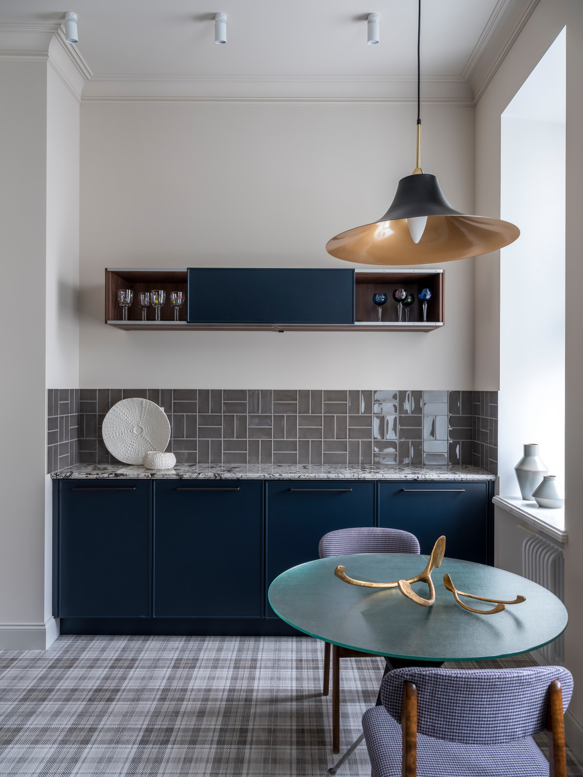 Романтичный интерьер на Сретенке 107 кв.м.