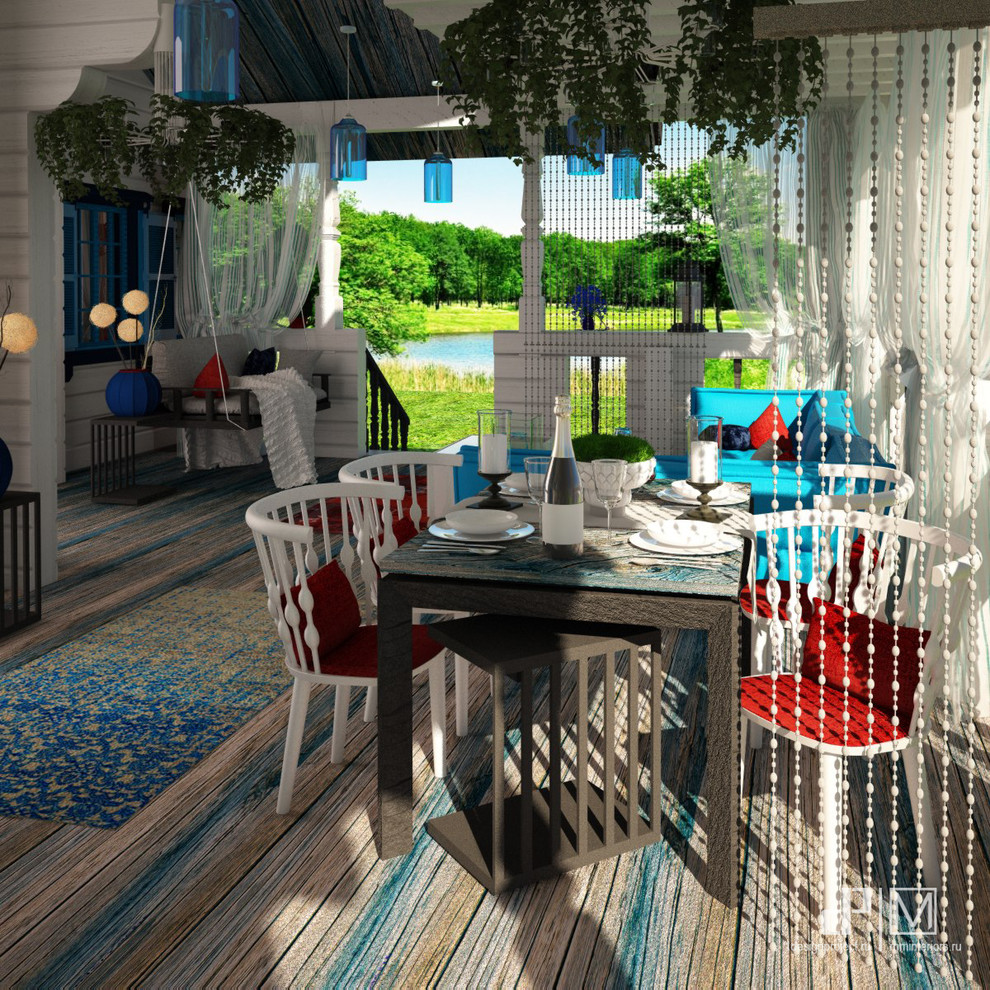 Терраса подмосковного дома