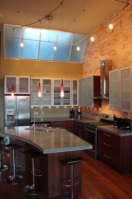 Loft modern-kitchen